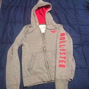 Gray Hollister Hoodie